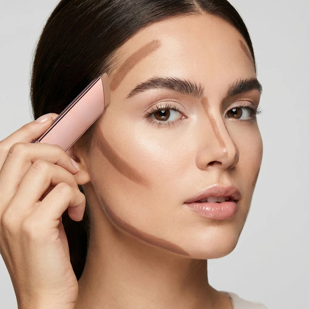 Cream Bronzer Stick and Contour Stick Bronzing Contouring Instant Highlights Dark Circles Face Contour Facial Foundation Makeup
